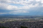 Vue arienne de Salta.
Uitzicht vanaf de Cerro San Bernardo.