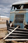 Le train a disparu depuis longtemps de Puerto Deseado.
Eens was er trein verkeer in Argentini.