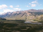 La valle en descendant vers El Chalten.
De vallei van El Chalten.