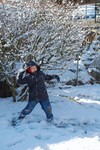To qui attaque son tonton Stphane.
Tijdens een groot sneeuw gevecht.