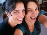 Ma soeur Diana et moi.
Mijn zus en ik.