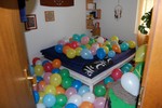 Le lit tait encore plus confortable.
Ballonen, ballonen en nog meer ballonen.