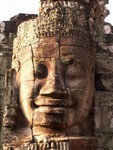 Visage sur le Bayon