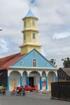 L'glise haute en couleur de Chonchi.
n van de houten kerkjes waar Chilo om bekend is.