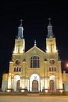 L'glise de Castro.
De kerk bij nacht.