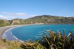 Les environs d'Ancud, Chilo.
Een baai in Chilo.