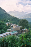 Le village de Bahundanda depuis le Superb View