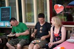 Simon, Mathijs en Nicolien.
