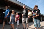 Voetballen....