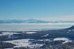 Le plateau enneig le 1er janvier.