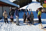 Prts pour le col de la Croix en luge.
Met z'n alle sleen.