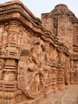 L'une des 24 roues du temple du soleil de Konark