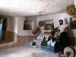 L'intrieur d'une maison troglodytique de Kandovan