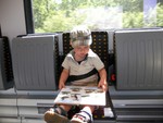 In de trein