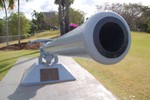 Un canon du USS Peary, coul par les Japonais dans le port de Darwin