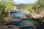 Les piscines de roche (rockhole) de Gunlom