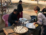 Prparation des samosas  Lumbini