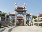 L'entre du temple vietnamien