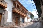 Les balcons de la vieille ville.
Net zoals in Potosi, Bolivia, allemaal balkonnetjes.