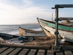 Sur le port de pche de Pacasmayo.
Pacasmayo.