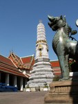 Gardien de porte dans Wat Pho