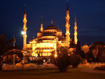 La mosque bleue de nuit