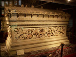 La sarcophage d'Alexandre au muse d'archologie