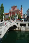 Le triple pont de Ljubljana.