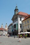 Dans les rues de Ljubljana.