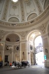 L'entre des appartements de Franz-Joseph et Sisi se trouve sous cette 
