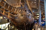 Bij het Vasa schip.